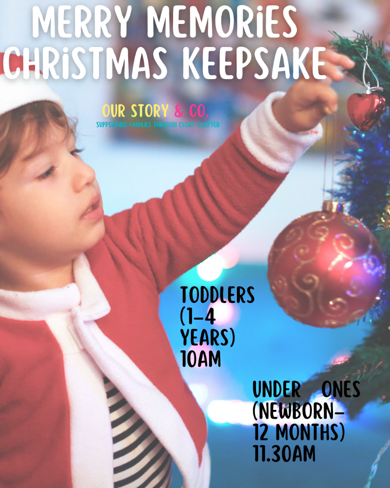 Merry Memories Baby Christmas Keepsake Session