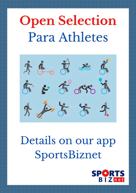 Open Selection All Sports ( Athletics) Para Athletes