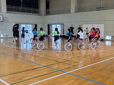 一輪車体験会を開催しました！