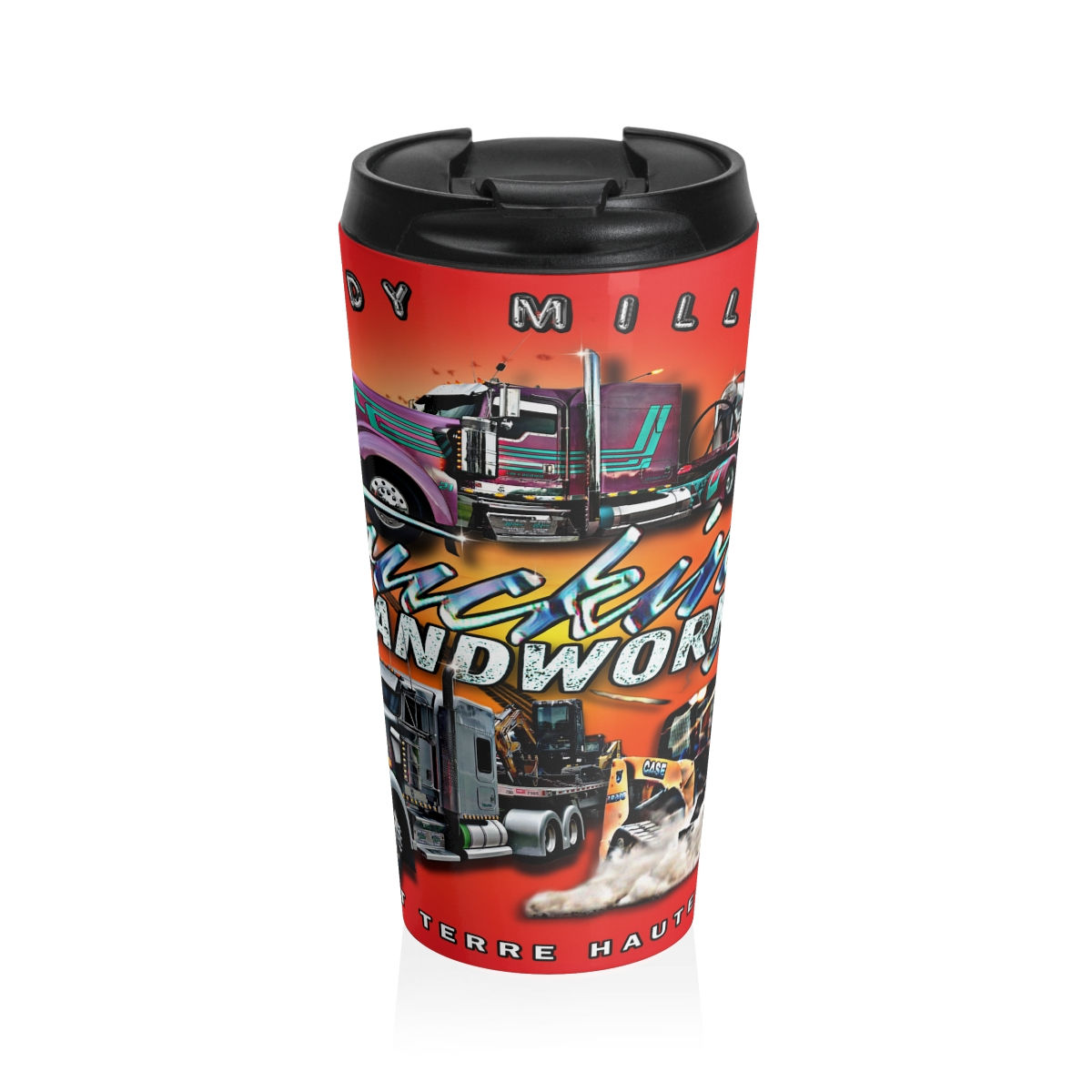 Awesome Semi Truck Travel Mug Stainless