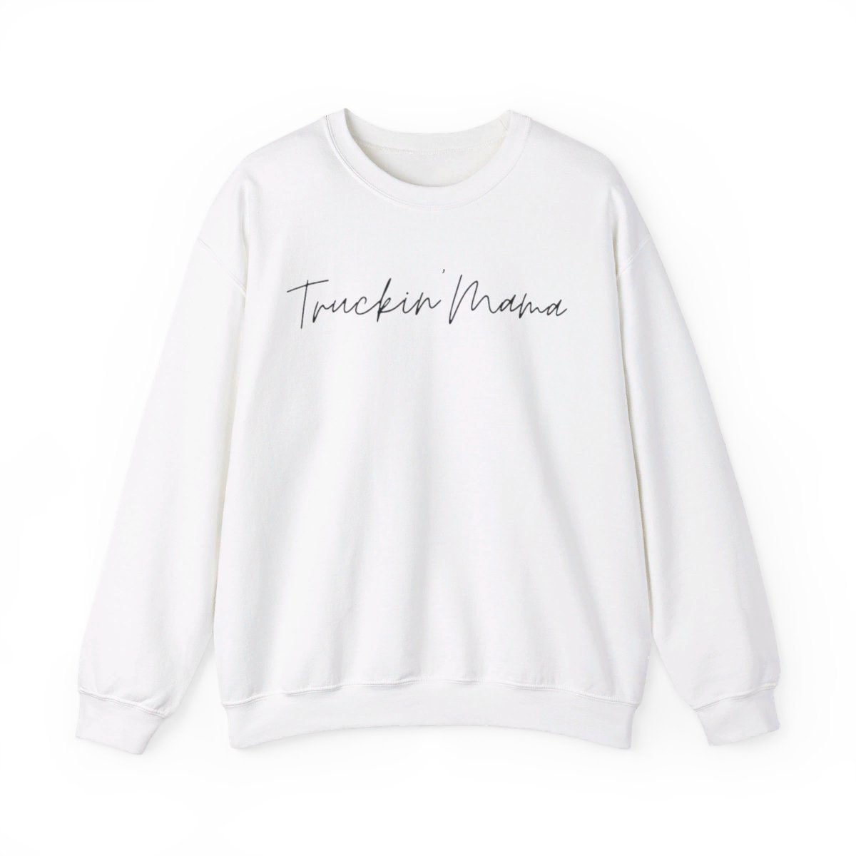 Truckin’ family series MAMA crewneck Extend sizes (single side front chest)