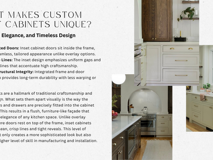 Custom Inset Cabinets