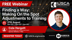 FREE WEBINAR | Making On the Spot Adjustments to Training