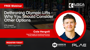 Cole Hergott | Dethroning Olympic Lifts - Why You Should Consider Other Options