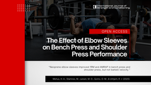 The Effect of Elbow Sleeves on Bench Press and Shoulder Press Performance