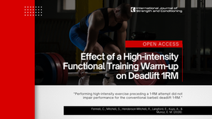 Effect of a High-intensity Functional Training Warm-up on Deadlift 1RM