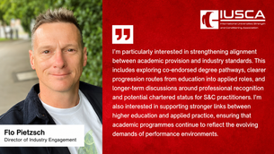 IUSCA welcomes Flo Pietzsch as a Director of Industry Engagement