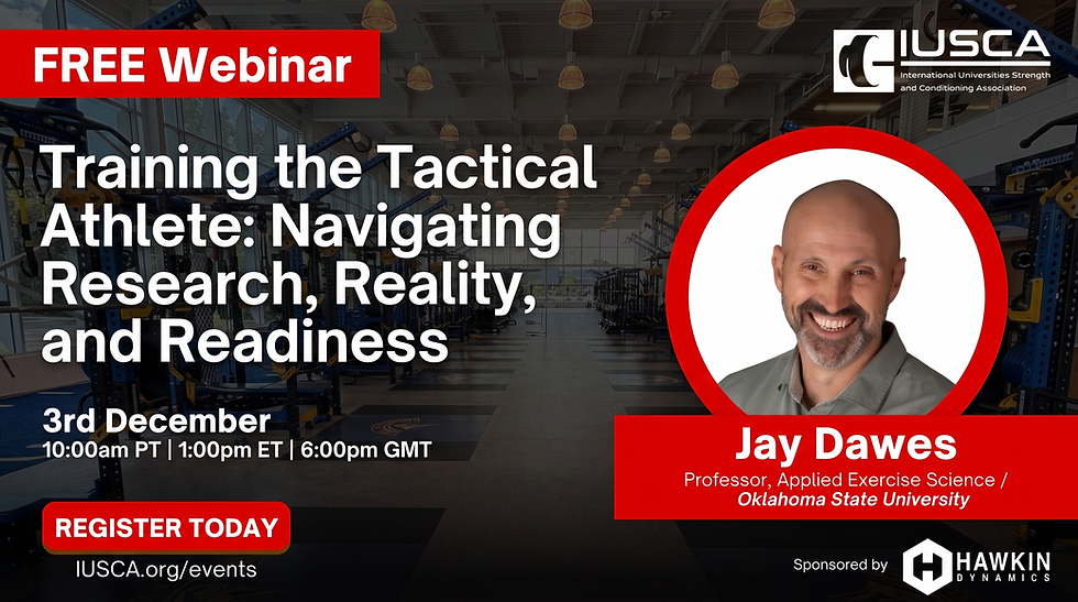 Training the Tactical Athlete: Navigating Research, Reality, and Readiness