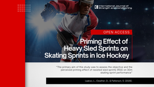 Priming Effect of Heavy Sled Sprints on Skating Sprints in Ice Hockey