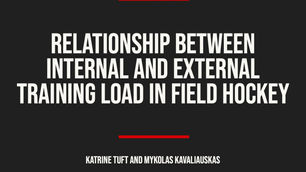 Relationship Between Internal and External Training Load in Field Hockey
