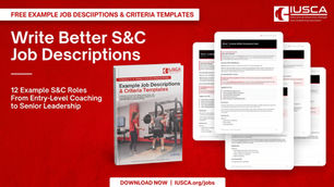 Free Strength & Conditioning Job Description and Criteria Templates
