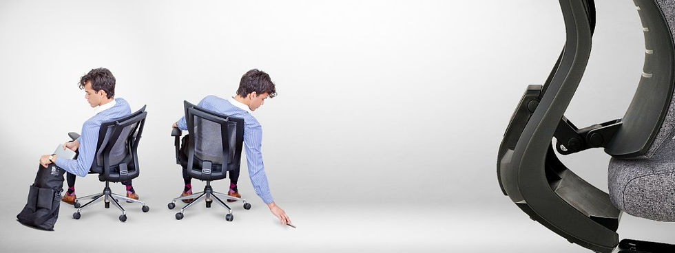 Thumbnail: Liberate Game High Back Fabric Chair (Blue)