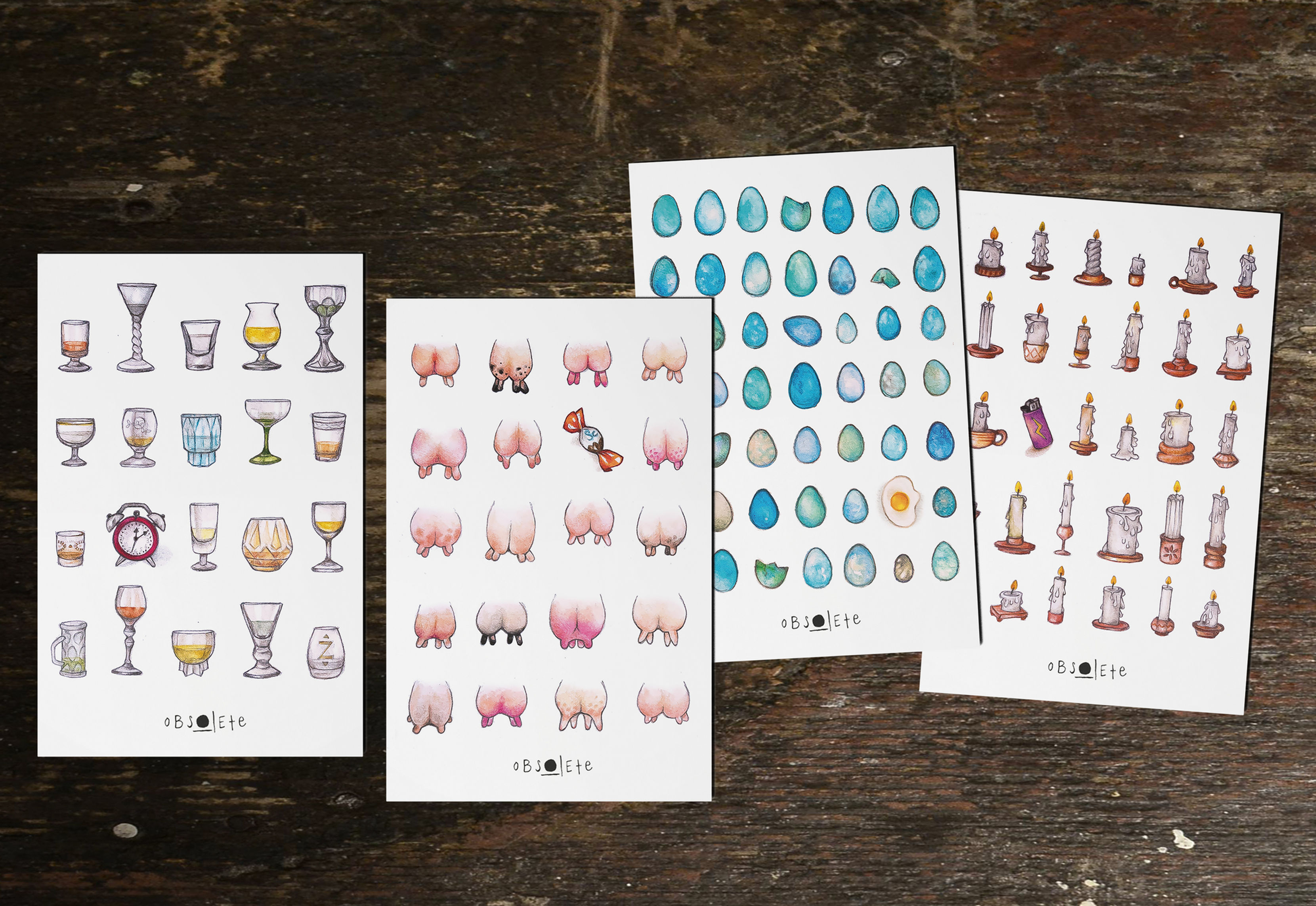 LES PETITES séries | cartes postales