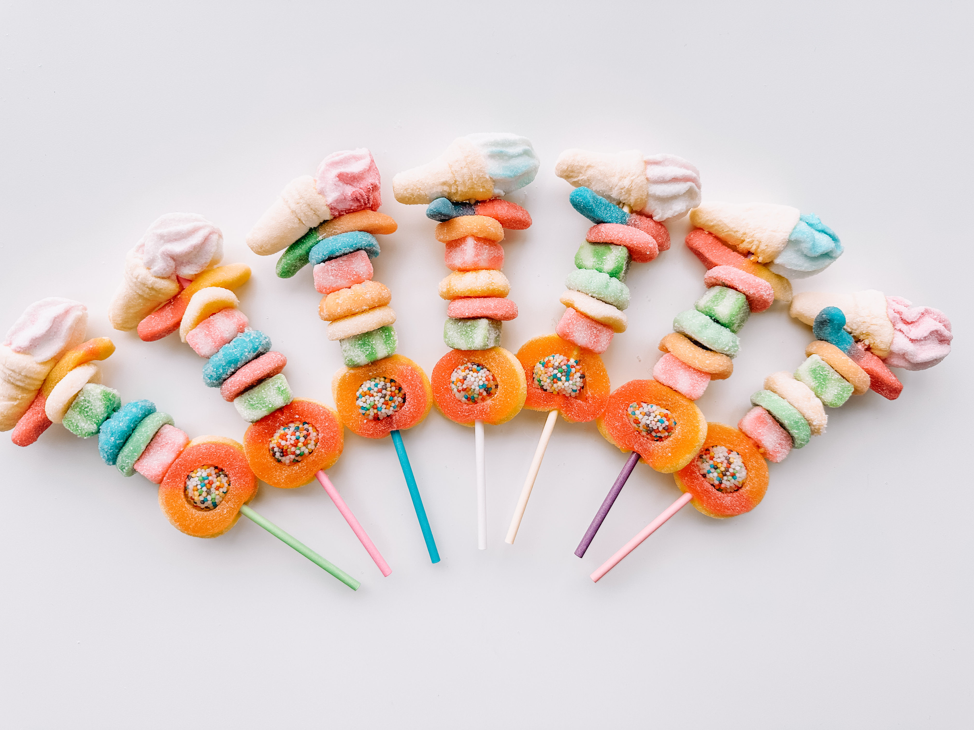 the sweet stacked candy stick ~ 6 inch