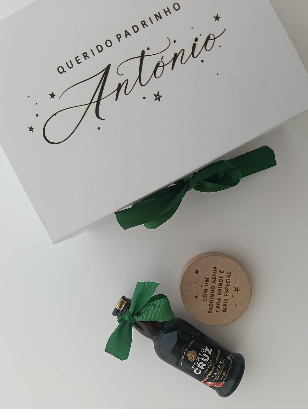 caixa presente padrinho