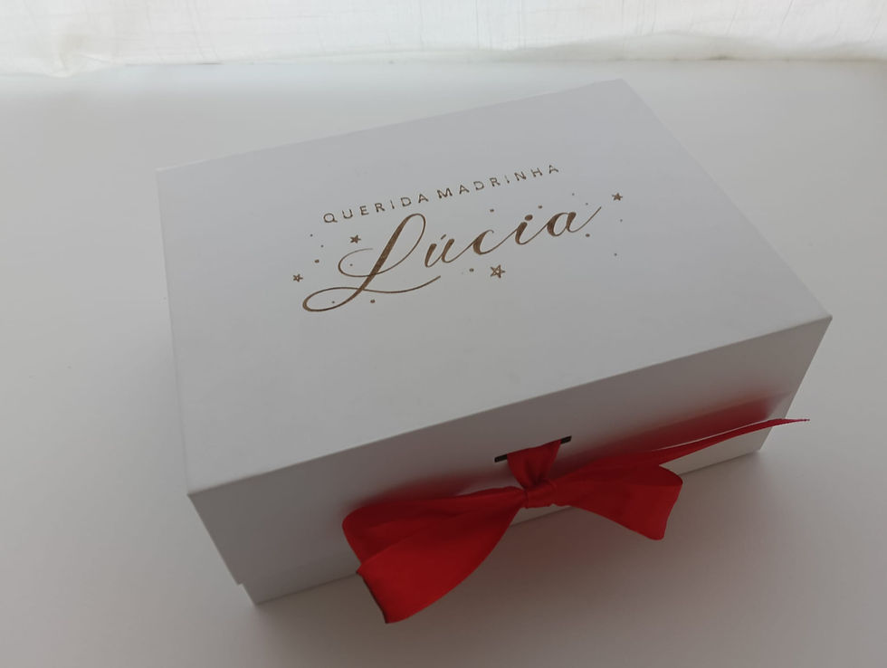 caixa presente madrinha