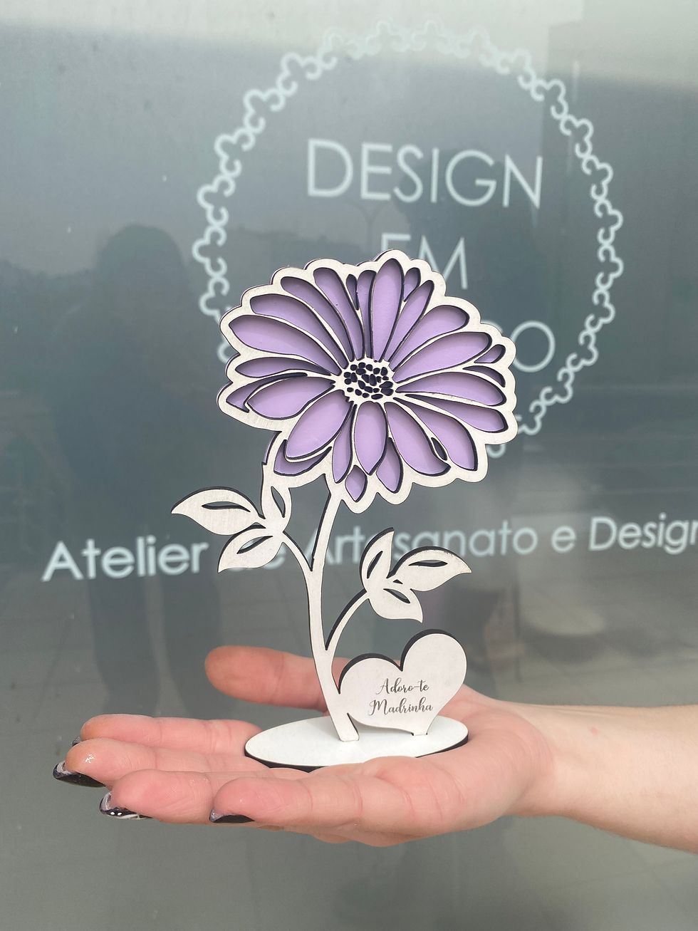 Flor pousar personalizada