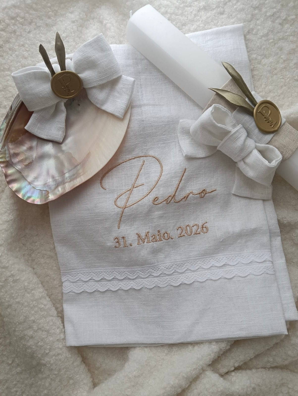 Conjunto de Batismo Sublime ( sem caixa ) 