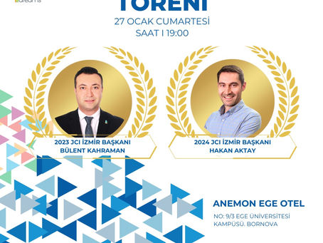 JCI İzmir Genç Liderler ve Girişimciler Derneği Devir Teslim Töreni
