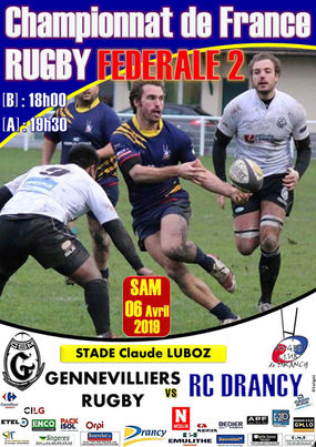 Match retour ce samedi 6 avril