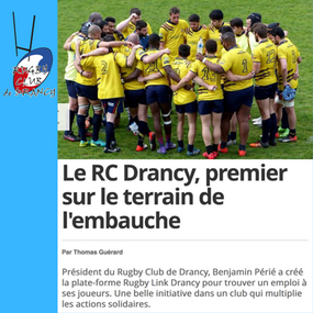 Le RC Drancy, 1er sur le terrain de l'embauche