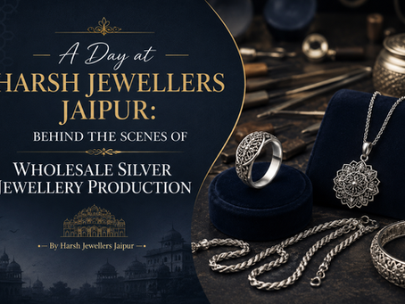 A Day at Harsh Jewellers Jaipur: Behind the Scenes of Wholesale Silver JewelleryProduction