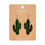 Thumbnail: Cactus Essential Earrings - Dark Green | Atomic Adobe | Retro