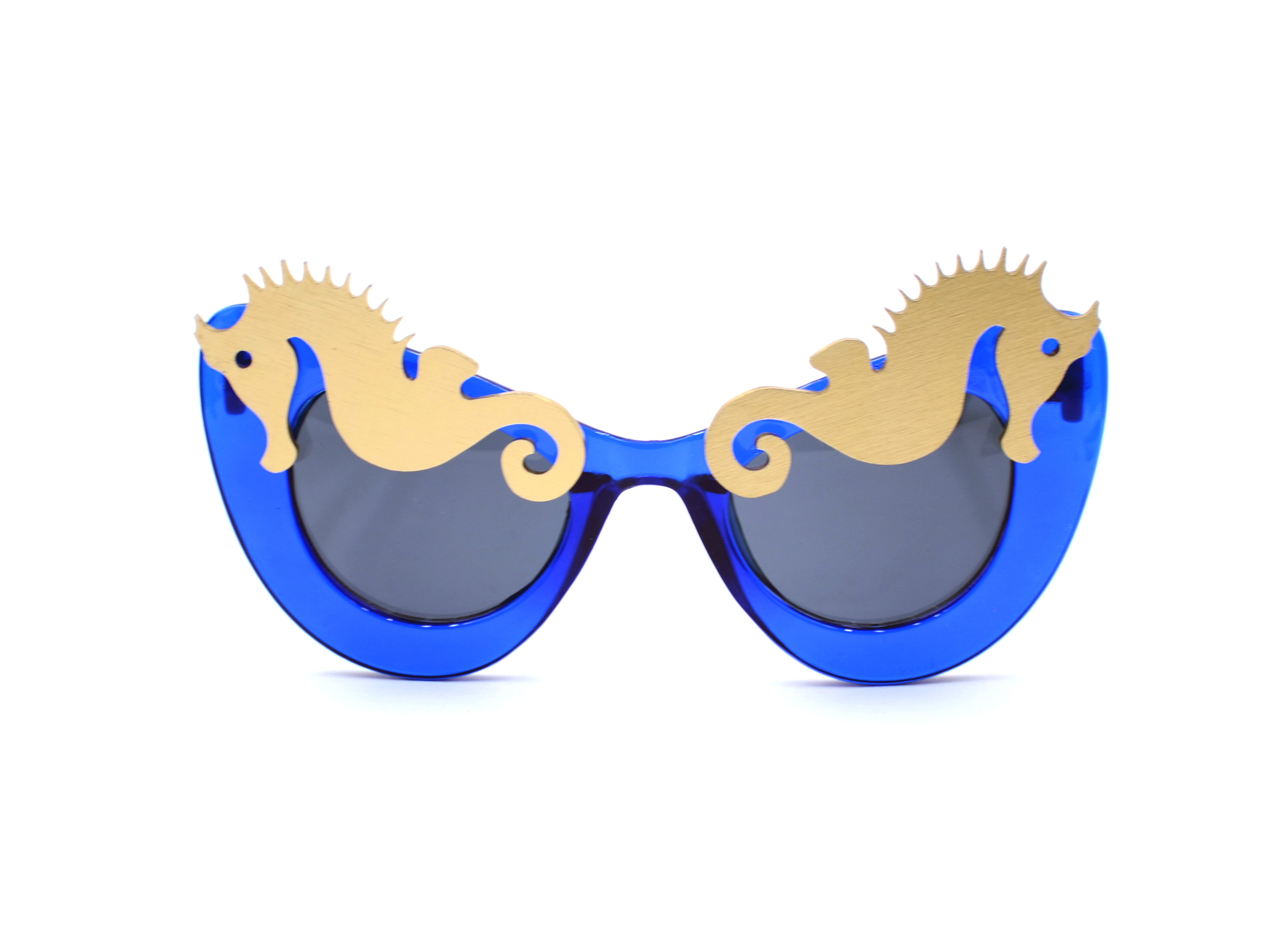 See Horsin' Around Seahorse Gold & Blue