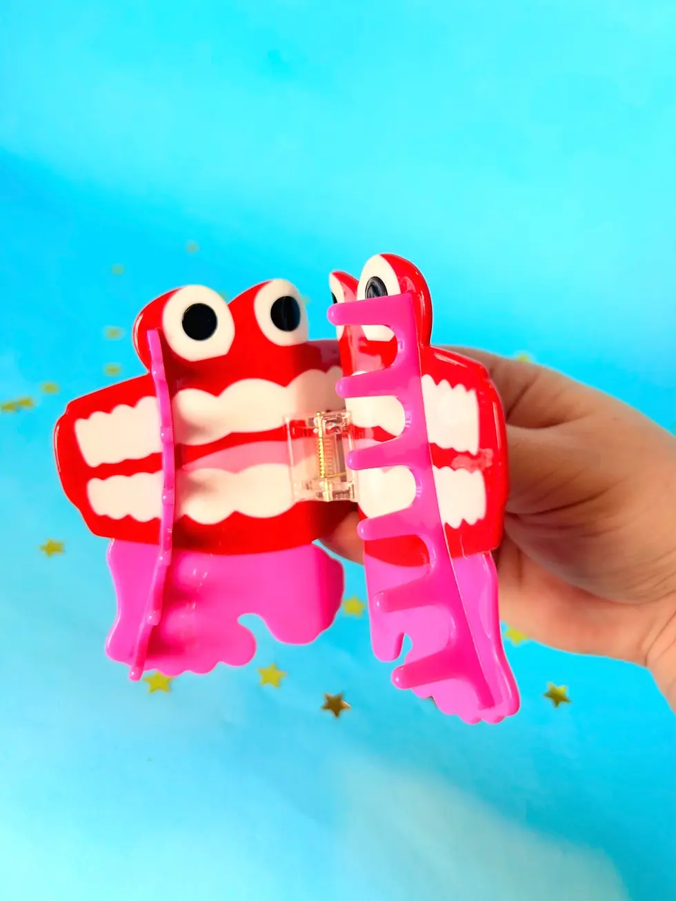 Thumbnail: Chatter Teeth Hair Claw | The Peach Fuzz | Joke Gag Prank Gift