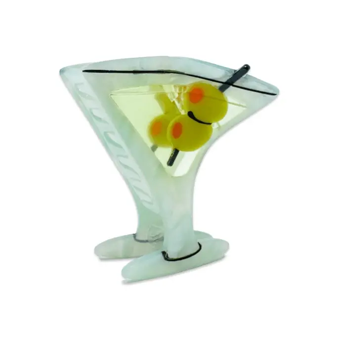 Thumbnail: Midi Martini Hair Claw Clip | Jenny Lemons | Happy Hour  Drink