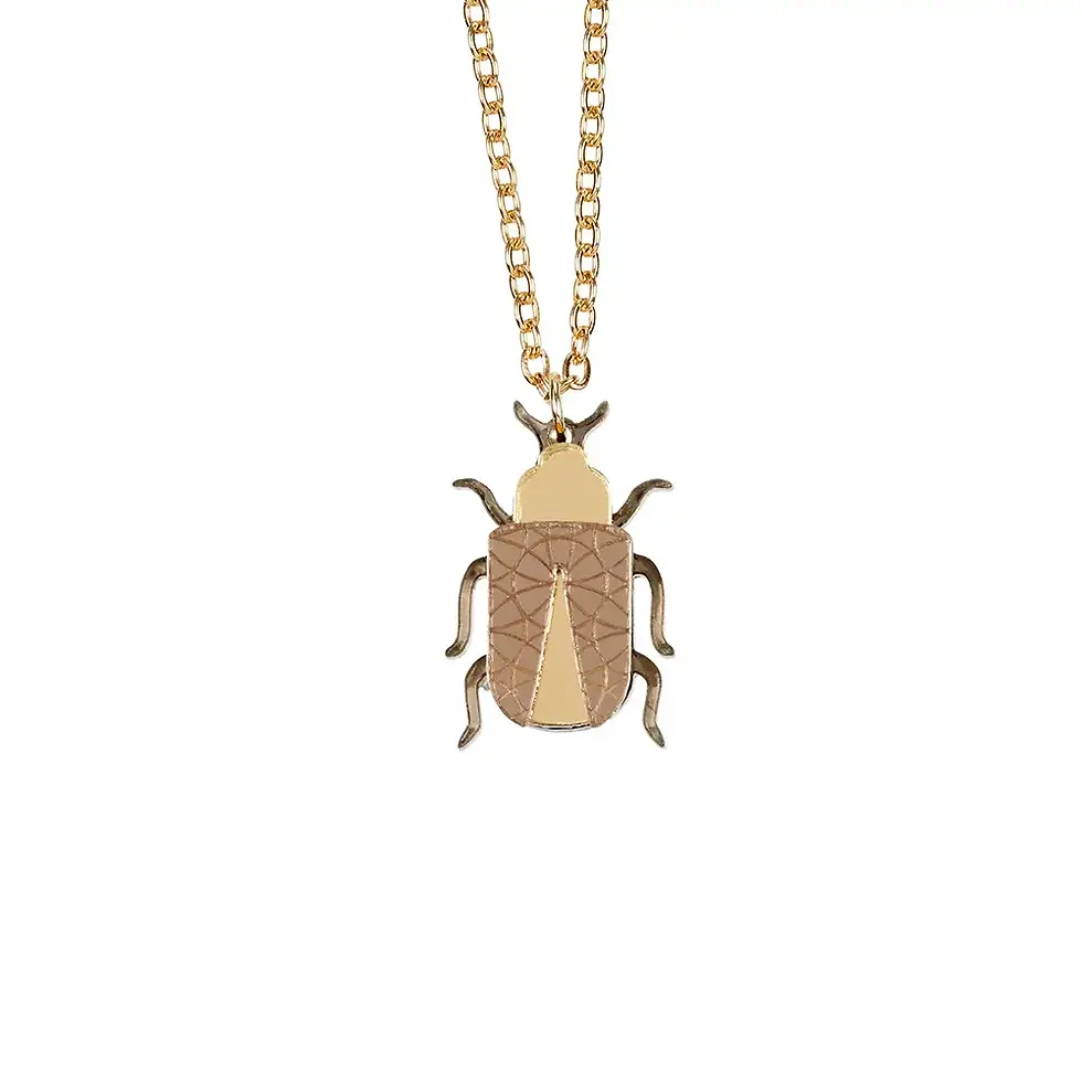 Thumbnail: Insect Charm Necklace - Beetle Bugs - Little Moose