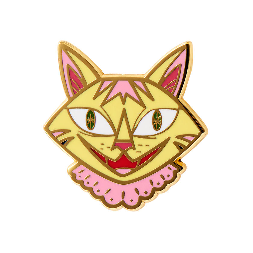 The Cheshire Cat Enamel Pin | Alice in Wonderland | Kitschy Wi