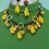 縮圖：Bountiful Bananas & Barrels - Chunky Statement Necklace by Luxulite