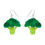 縮圖：Brocc Star Drop Earrings - Broccoli - Veg - Food -Erstwilder