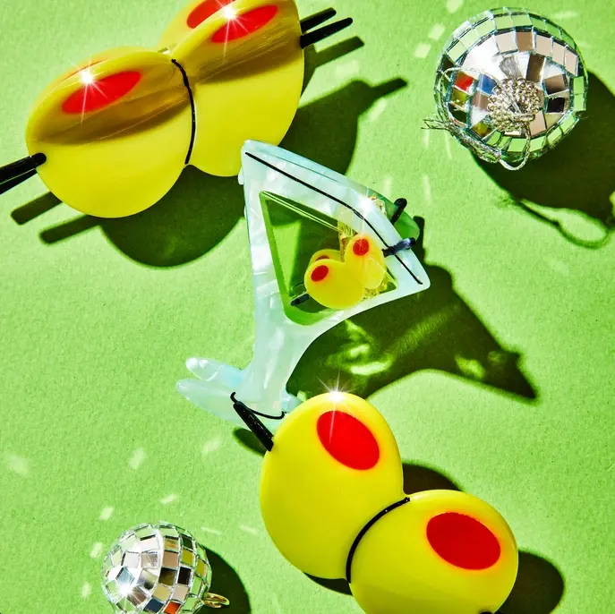 Thumbnail: Midi Martini Hair Claw Clip | Jenny Lemons | Happy Hour  Drink