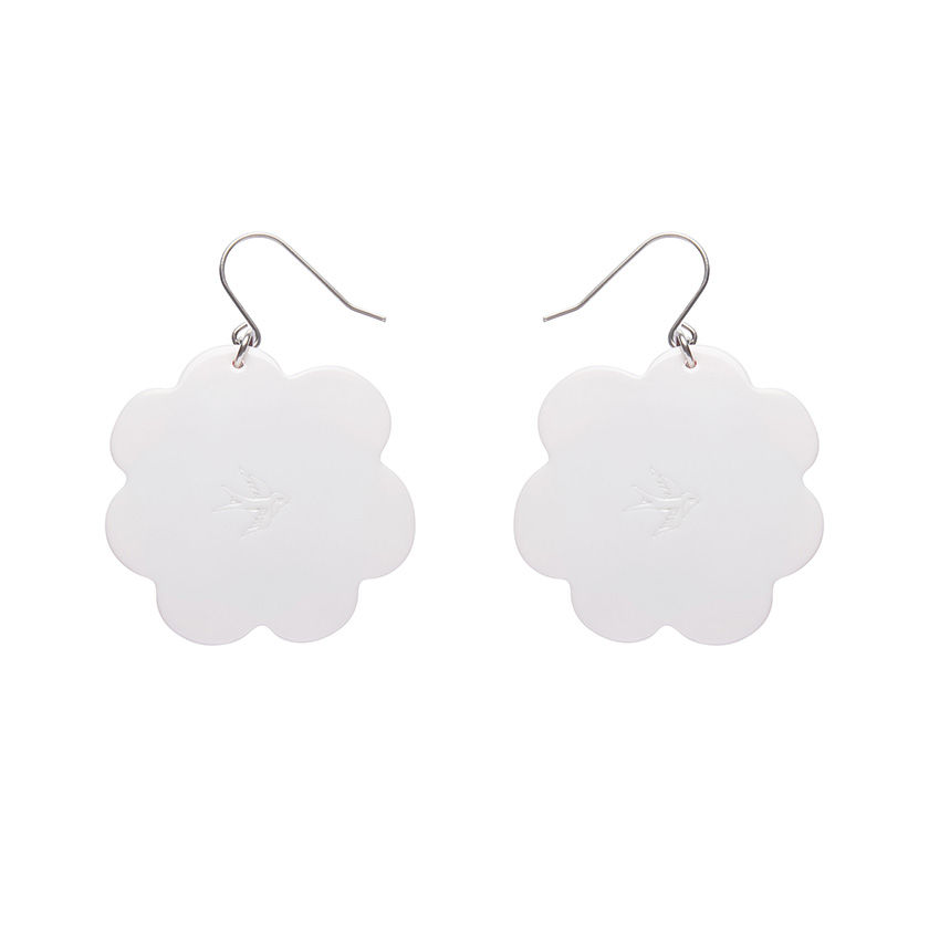 Thumbnail: Rosalita's Garden Drop Earrings | Red Rose Flowers | Erstwilder