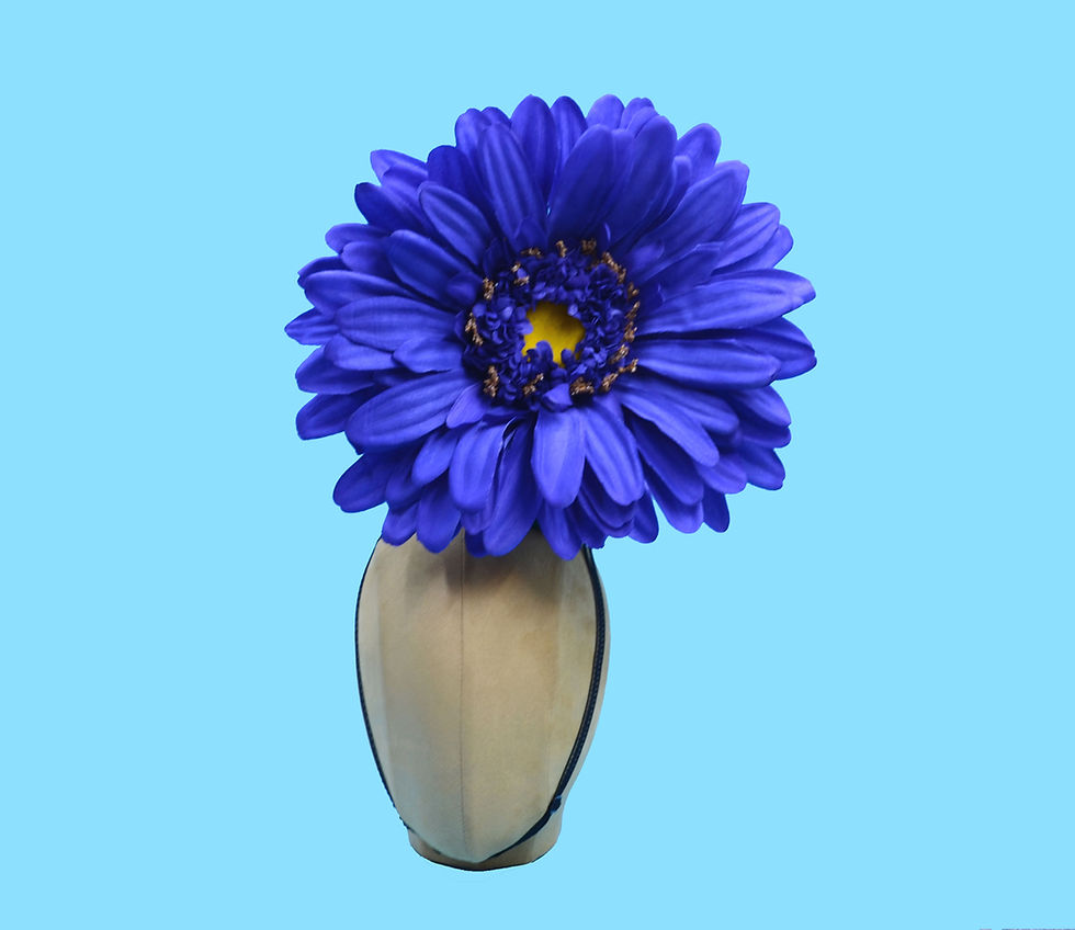 Thumbnail: Yellow, Pink, or Purple Daisy Fascinator Hat | Large Gerbera Daisy