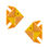 Thumbnail: The Memorable Goldfish Hair Clips Set - 2 Piece | Origami | Erstwilder