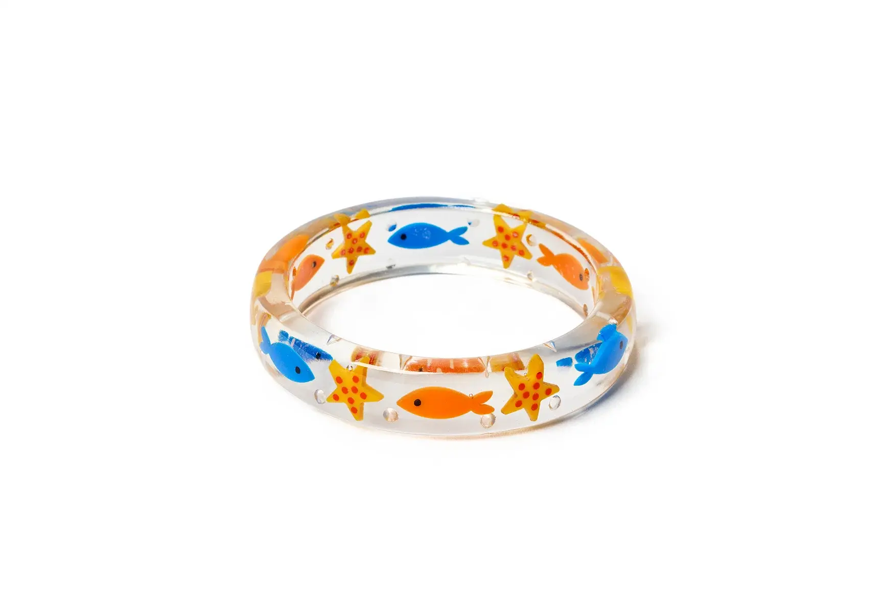 Midi Fish Upon a Star Bangle | Splendette | Shrimp & Starfish