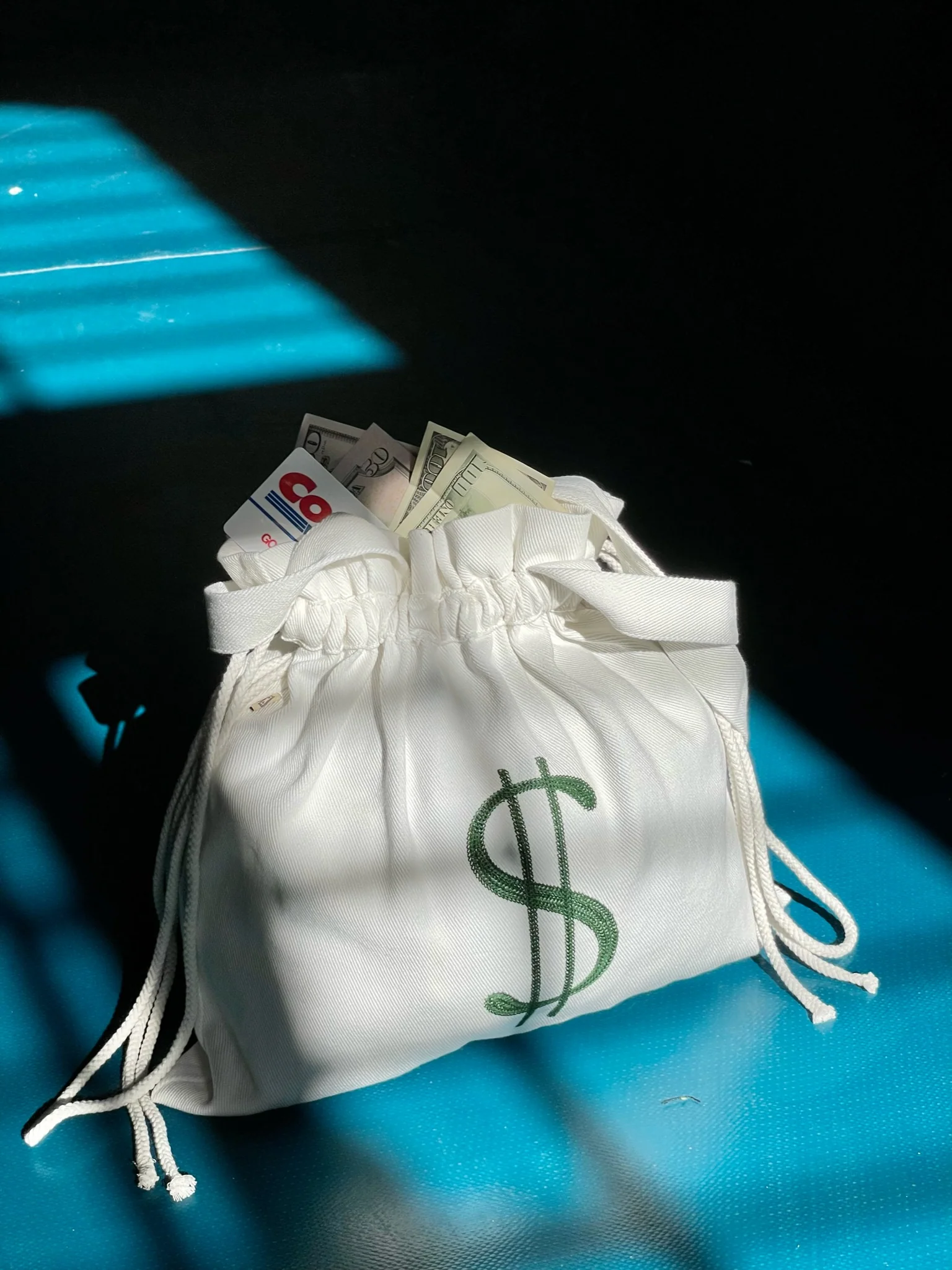 Canvas Bank Robber Tote Costume Accessory Fashion Brand Company