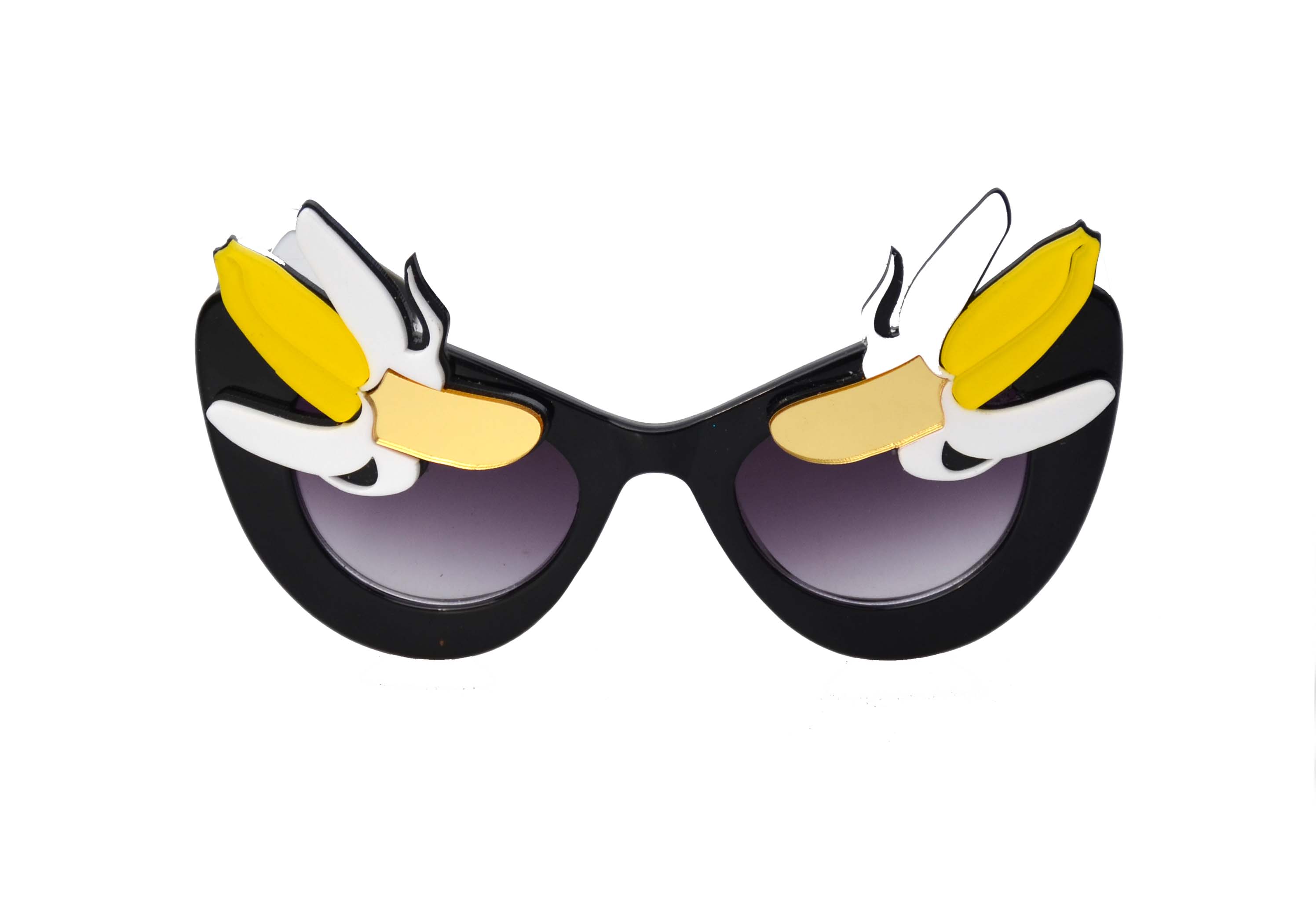Warhol Yellow Banana Black Sunglasses