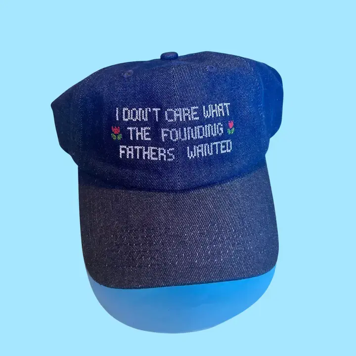 Thumbnail: Founding Fathers Baseball Hat | The Peach Fuzz | Liberal Left Wing Gifts