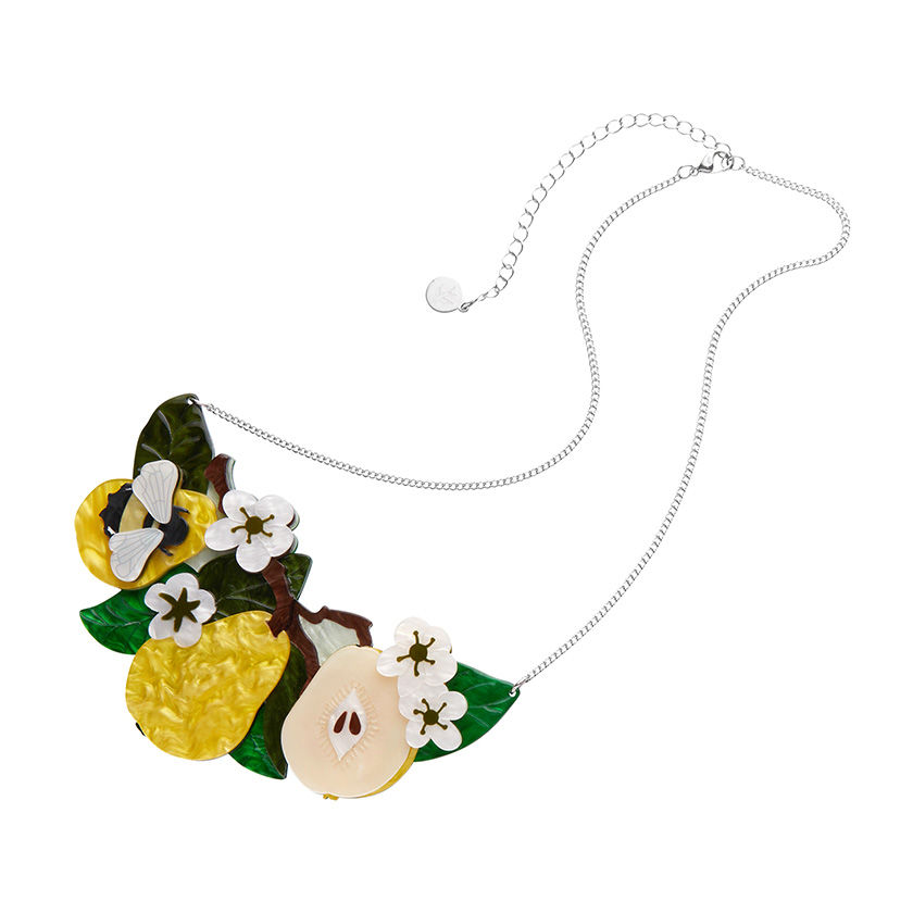 縮圖：Compare the Pear Statement Necklace | Botanical Fruit