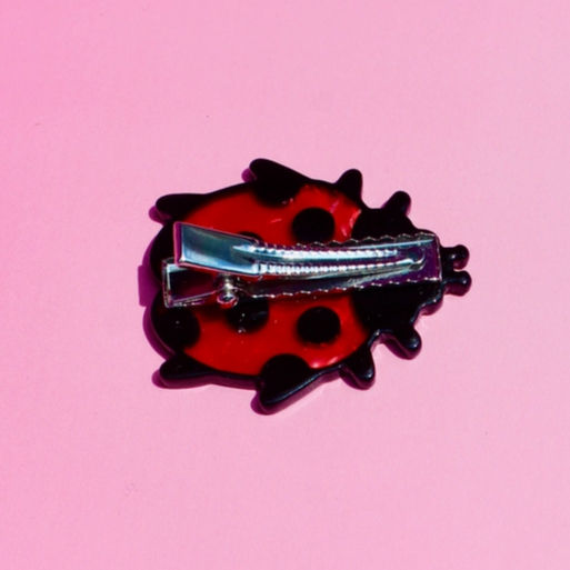 縮圖：Lady Bug Hair Clip Set by Not Picasso |  LadyBug Insect Bug