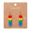 縮圖：Rainbow Hearts Drop Earrings - Rainbow Brite - Erstwilder - Reto Cartoons