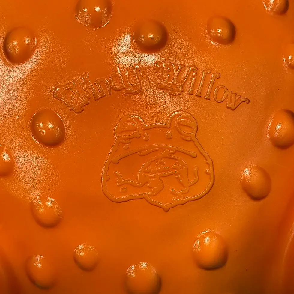 Thumbnail: ORANGE Toad Bag Handbag Purse |  Windy Willow | Kawaii Witchy Fa