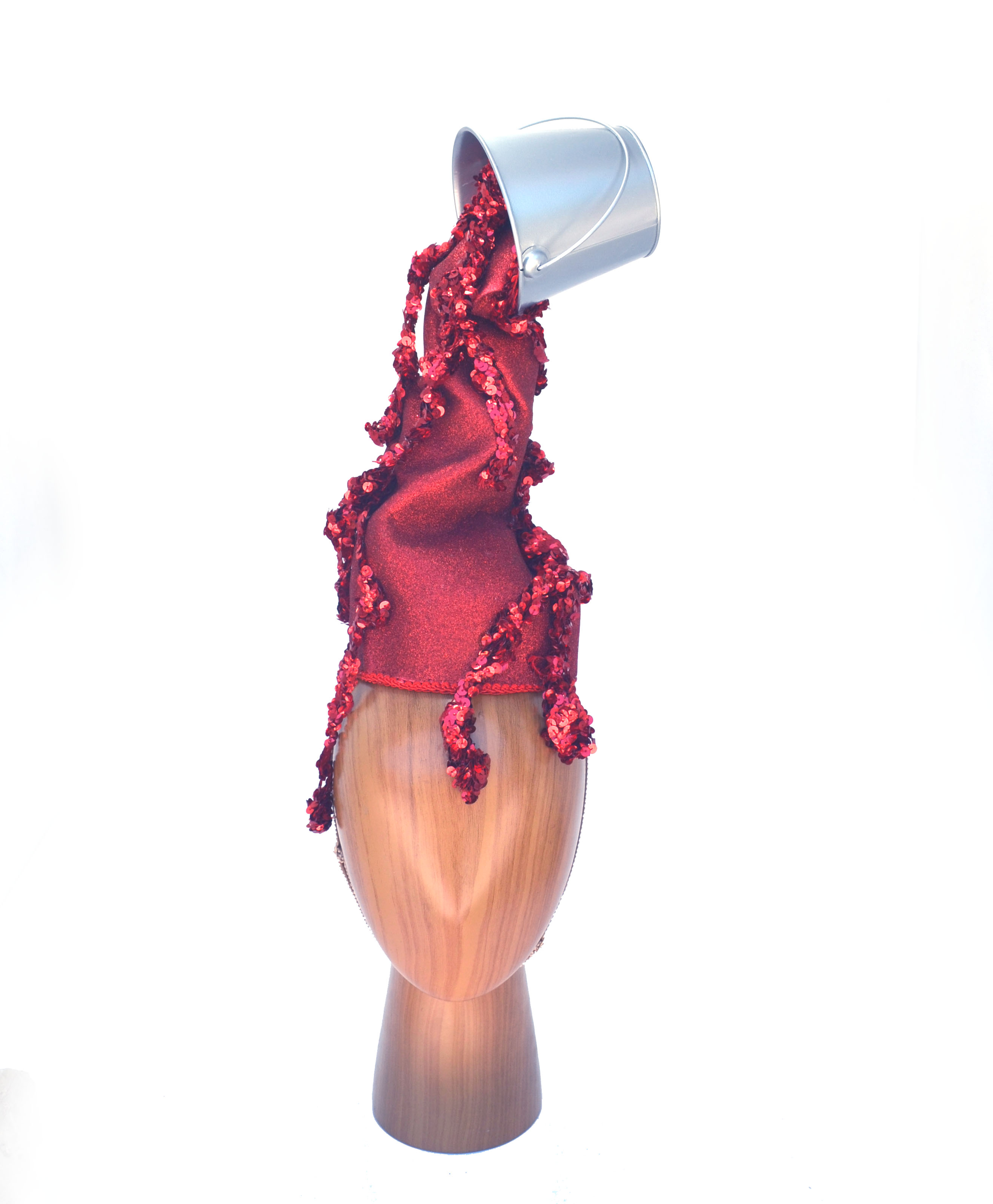 Carrie Bucket of Blood Costume Hat Raja Rupaul's Drag Race