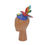 縮圖：Jimmy Buffet Parrothead Macaw & Lime Fascinator
