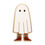 縮圖：Dress Up Day Enamel Pin - Ghost - Halloween