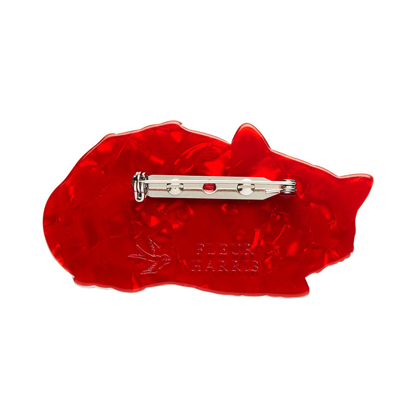 Thumbnail: Snoozing Fox Brooch | Fleur Harris | Woodland Animals |